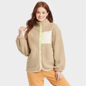 Universal Thread Tan Teddy Jacket